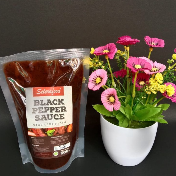 

[KODE QE0QB] Black Pepper Sauce - Saus Lada Hitam Selerafood 500 gr/Pack