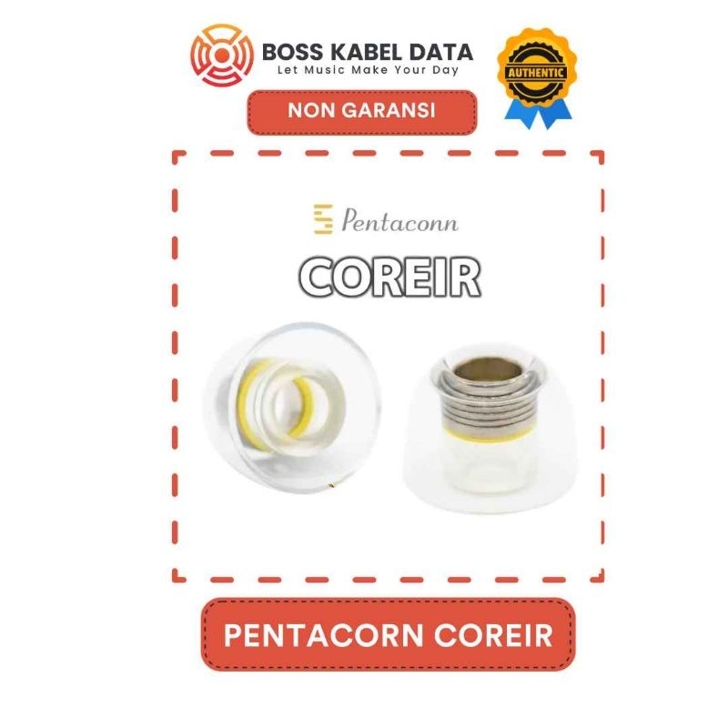 Pentaconn Coreir Premium Eartips Silicone With BRASA Metal Core