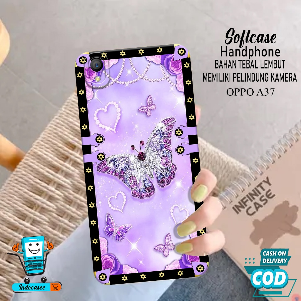 Softcase Oppo A37- Case Oppo A37 - Fashion Lucu - Casing Oppo A37 - Kesing Oppo A37 - Silikon Tpu - 