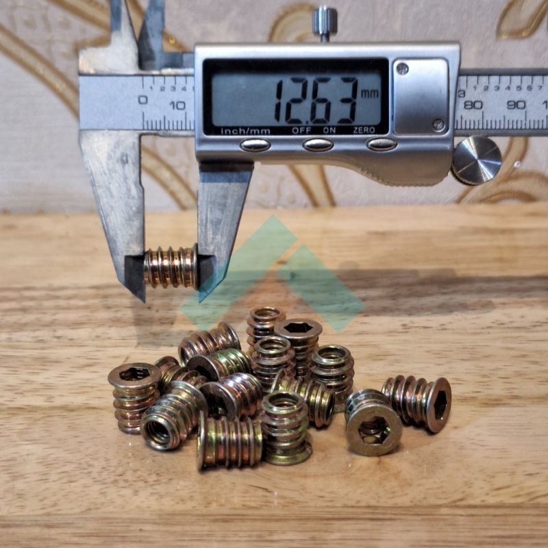 Mur Nanas M6 Mur Tanam Knockdown insert nut