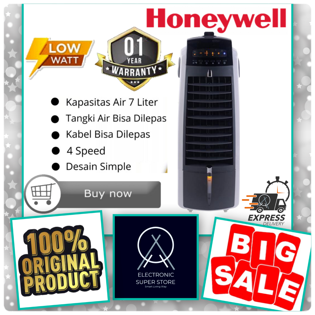AIR COOLER HONEYWELL ES800 ES-800 800 SUPER COOL LOW WATT AIR COOLER 7L HONEYWELL POWER SAVING AIR C