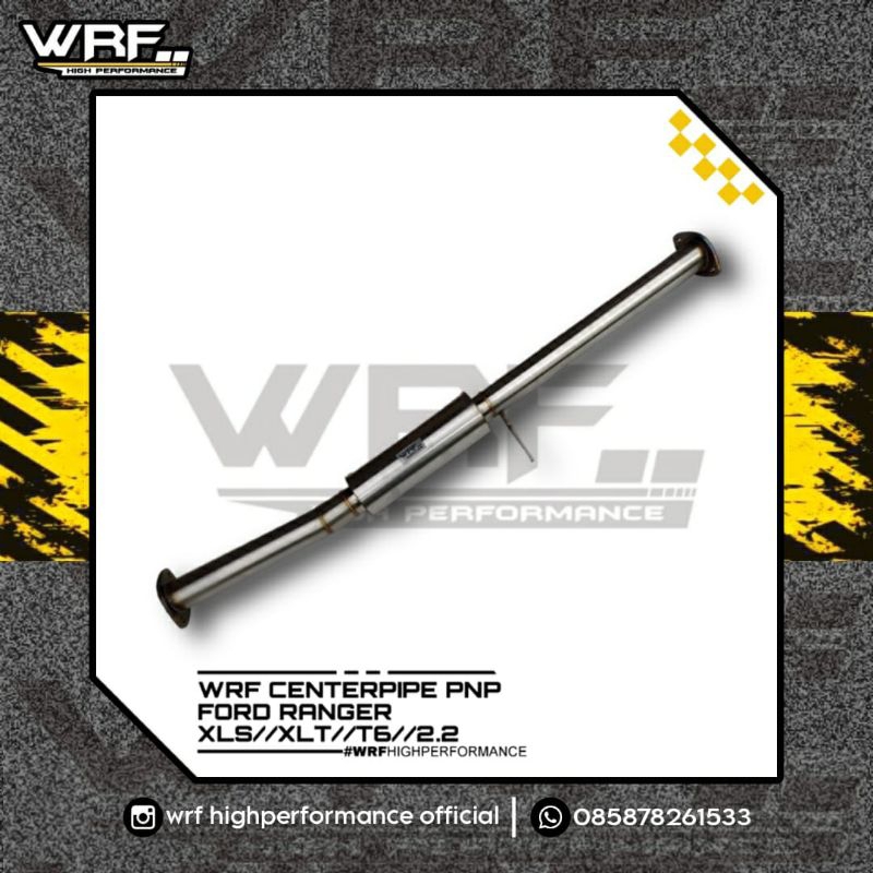 WRF FORD RANGER CENTERPIPE PENGGANTI SUARA// KNALPOT FORD RANGER XLT, XLS, T6