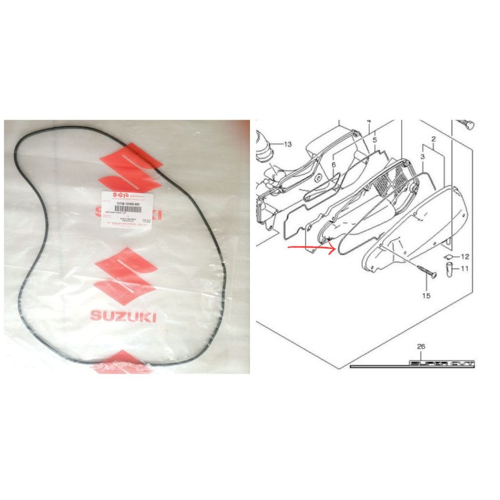 Oring Filter udara Skywave