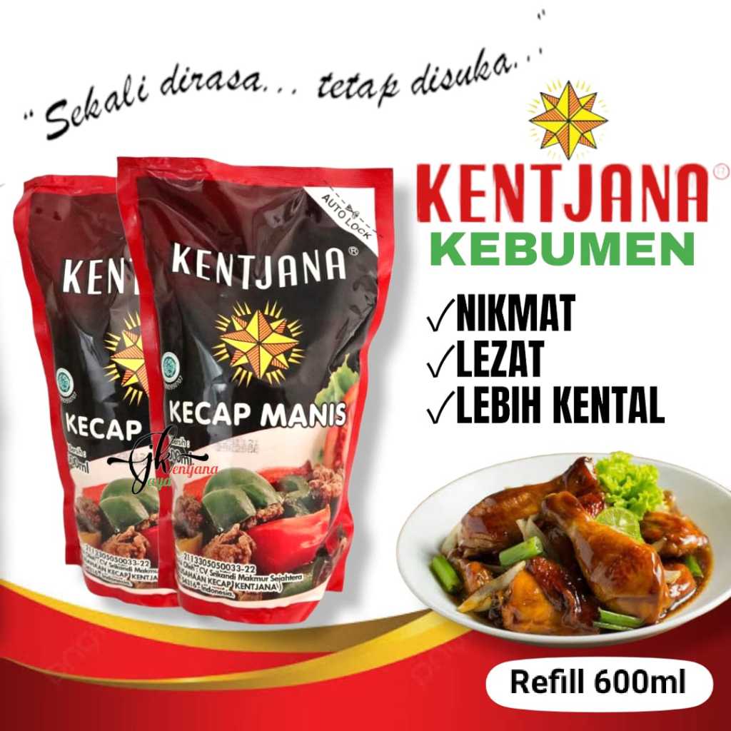 

Kecap Kentjana Refill 600ml