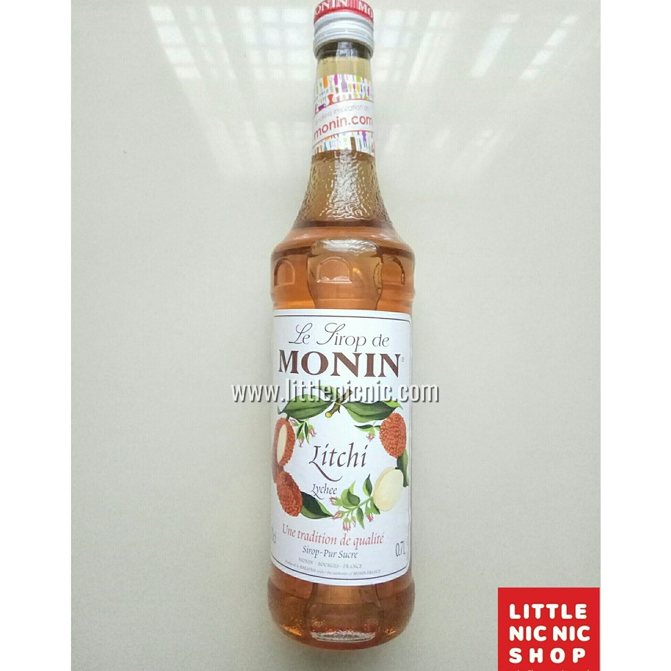 

[CKP44] Monin Lychee syrup 700ml sirup minuman cafe rasa leci Terlaris