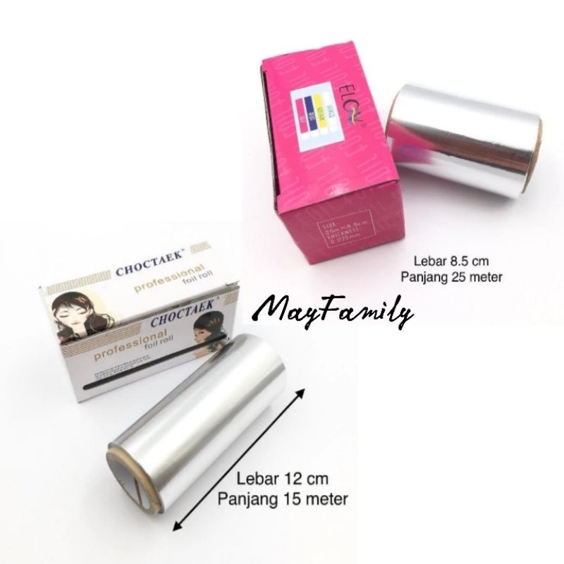 Alumunium foil untuk rambut highlight , alluminium foil rambut bleachi warna