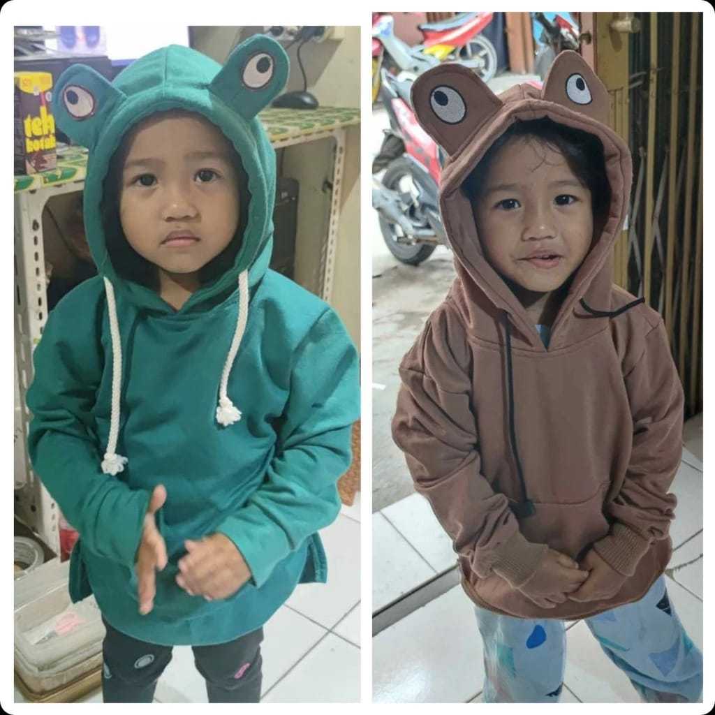 Sweater Hoodie Mata Anak Gratis Bordir Nama