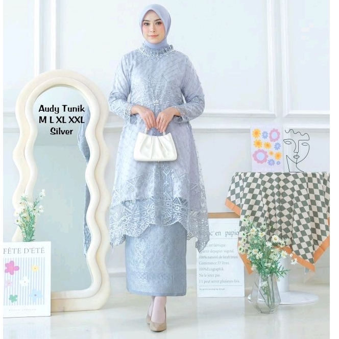 Kebaya Stelan Songket// Kebaya Lamaran// Kebaya Pesta// Kebaya Tunik Dan Songket