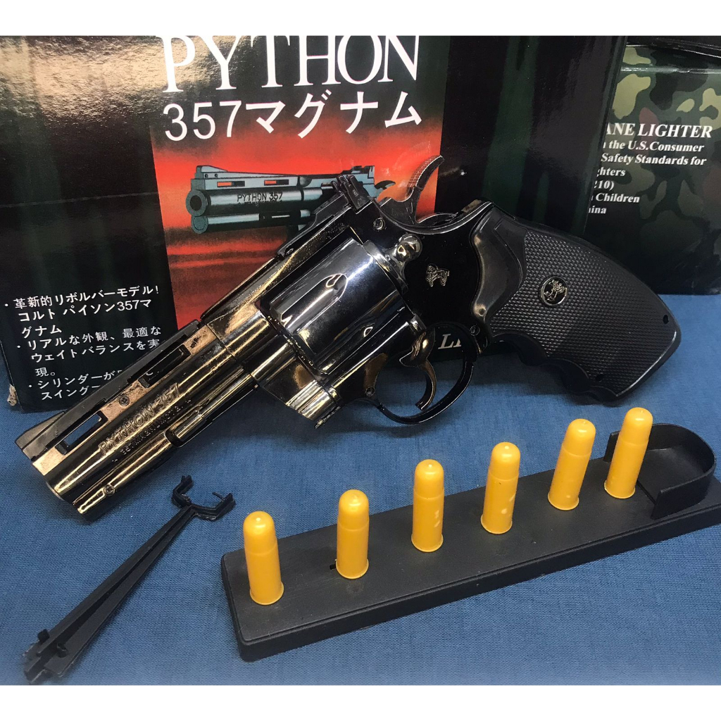 COD Korek Api Bara Pistol PYTHON 357 Full Besi