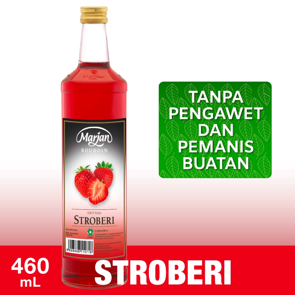 

Gr0sir Marjan Boudoin Syrup Strawberry 460ml SALE now