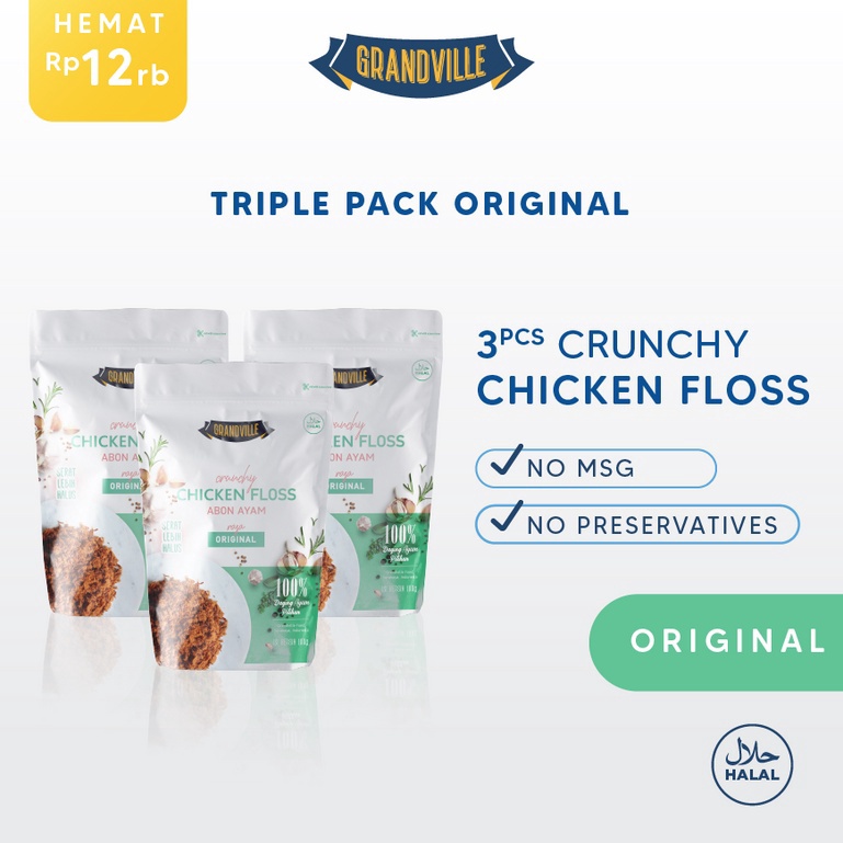 

[PZM76] Grandville Abon AYAM Crunchy Triple Pack Original 71