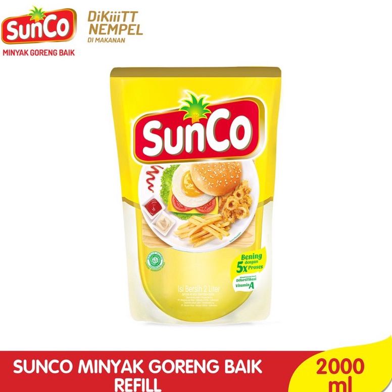 

COD➞ Minyak Goreng SUNCO Pouch 2 liter Terlaris ㄟ)(