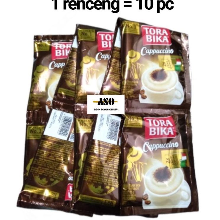 

[KODE IW709] Kopi Torabika CAPPUCINO + granule 25gr RENCENG ( ISI 10)