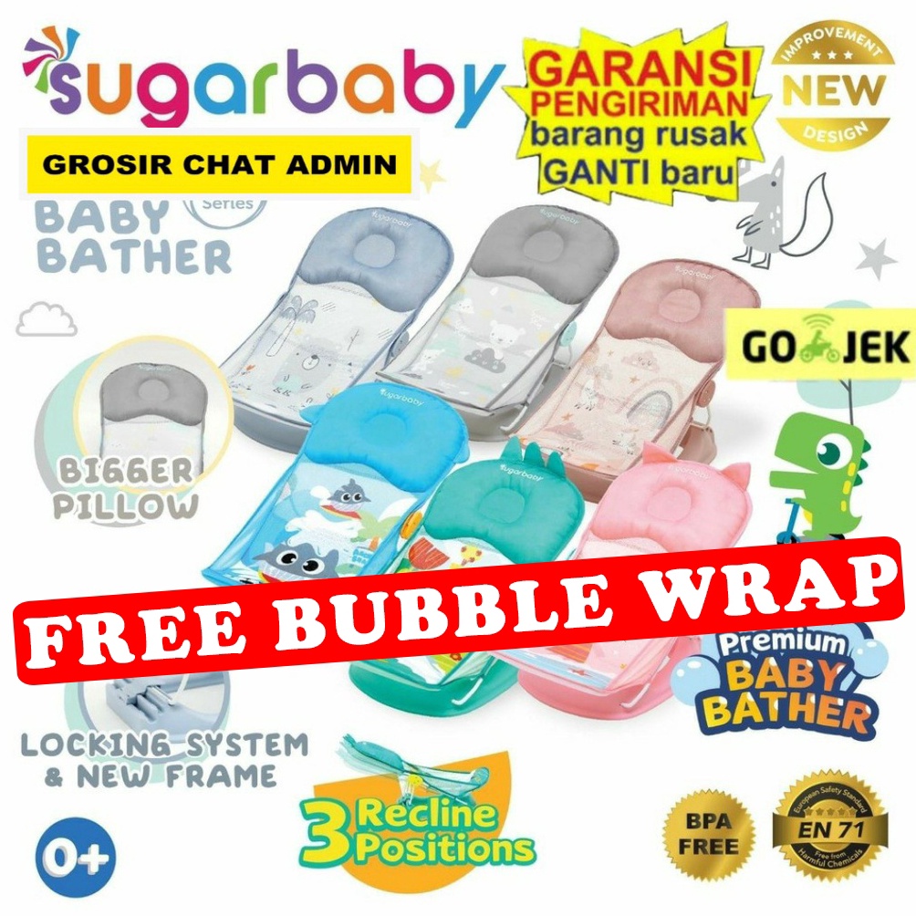 T3rkini [Bouncer Bayi Indonesia] Sugarbaby Premium Baby Bather (Classic & Fun Series) bay bather luc