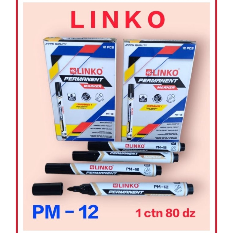 

B!g Sale SPIDOL PERMANENT MARKER PM-12 GROSIR ( 12 PCS ) Limited