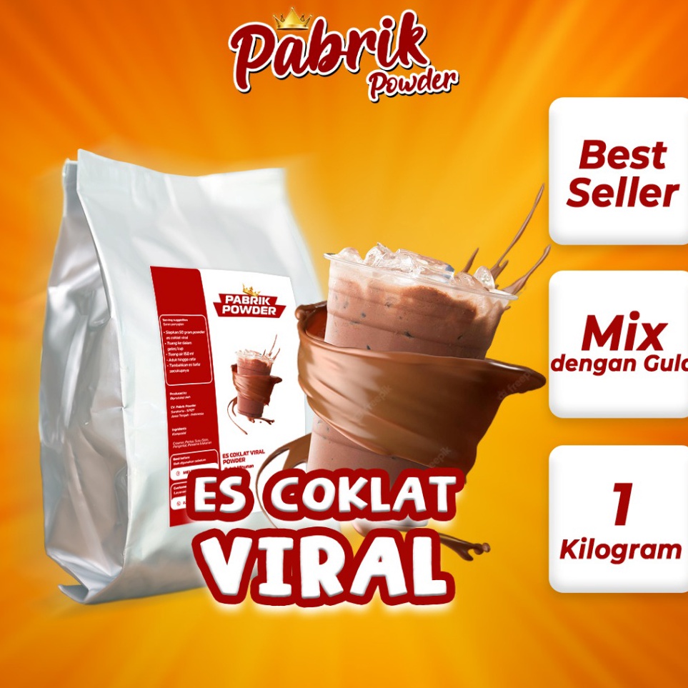 

❊Terlaku. Powder Es Coklat Viral (mix) 1000 gram N83 ➺