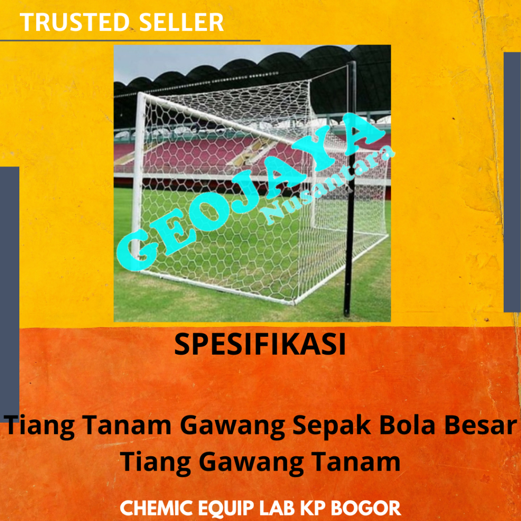 Tiang Tanam Gawang Sepak Bola Besar Tiang Gawang Tanam