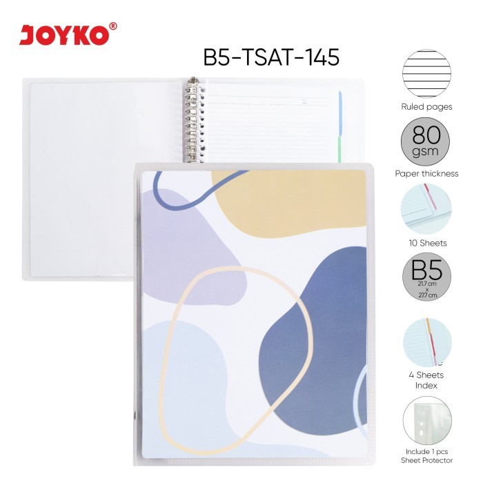 

(1 Biji) GROSIR Map Binder JOYKO B5-TSAT-145 B5 / Binder Note Joyko B5-TSAT-145 / Binder Note Joyko Binder Note Joyko B5 TSAT 145