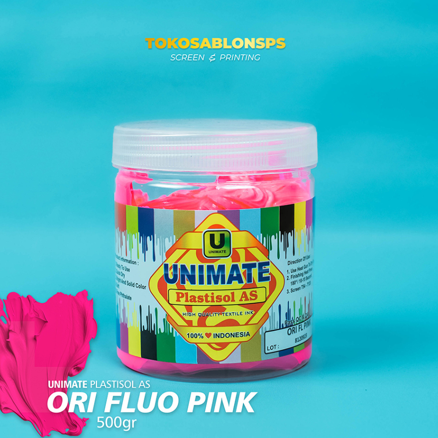 

Tinta Sablon Plastisol As Ori Pink @500gr
