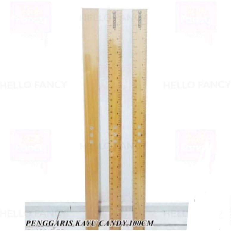 

[⚜G83>] PENGGARIS/GARISAN KAYU UKURAN PANJANG 1 METER BEST QUALITY [304]