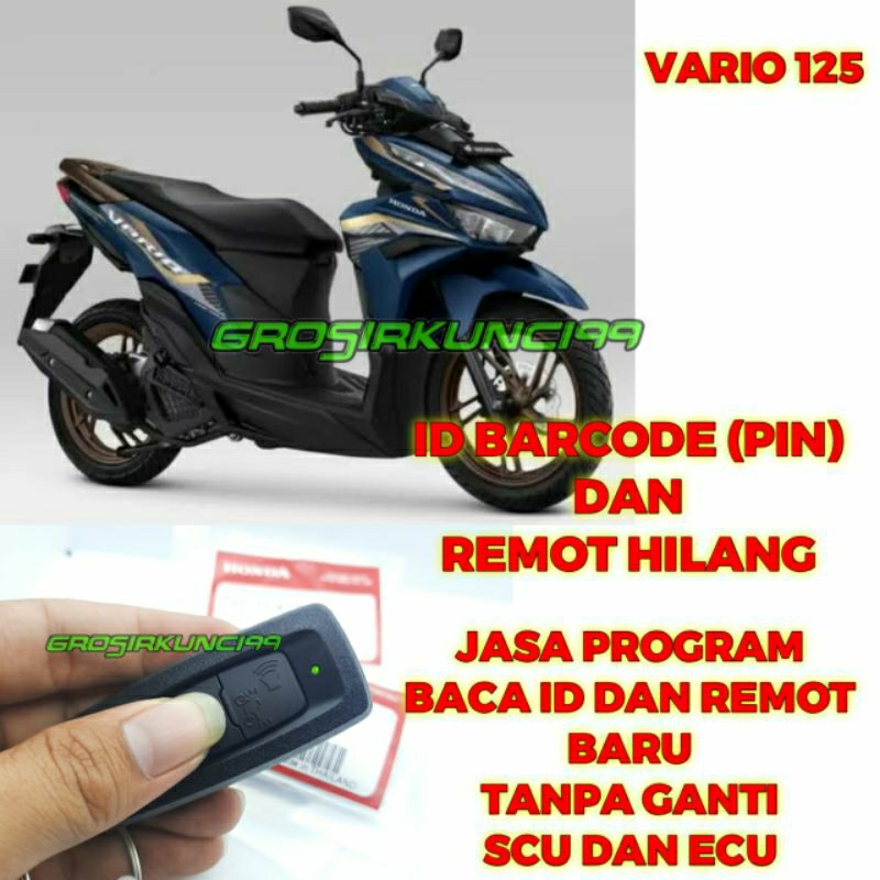Keyless vario 125 . Remot vario 125 . Kunci vario 125 . Keyless vario 125 dan id pin . Remot vario 1