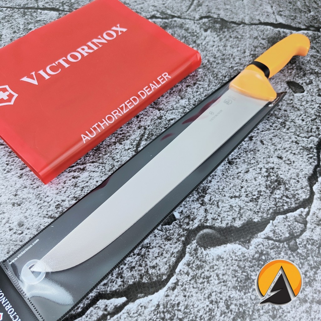 Butcher knife pisau sembelih victorinox swibo straight 31 cm original swiss 5.8431.31