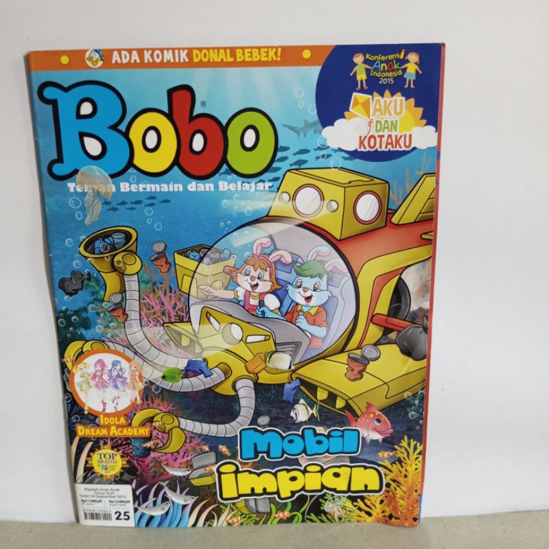 Majalah Bobo no 25 edisi 24 september 2015