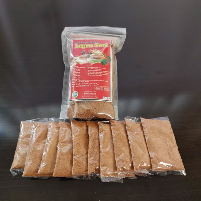 

LEGEN SARI Gula Semut Kelapa Organik Rempah 100% Tanpa Campuran 200 Gr