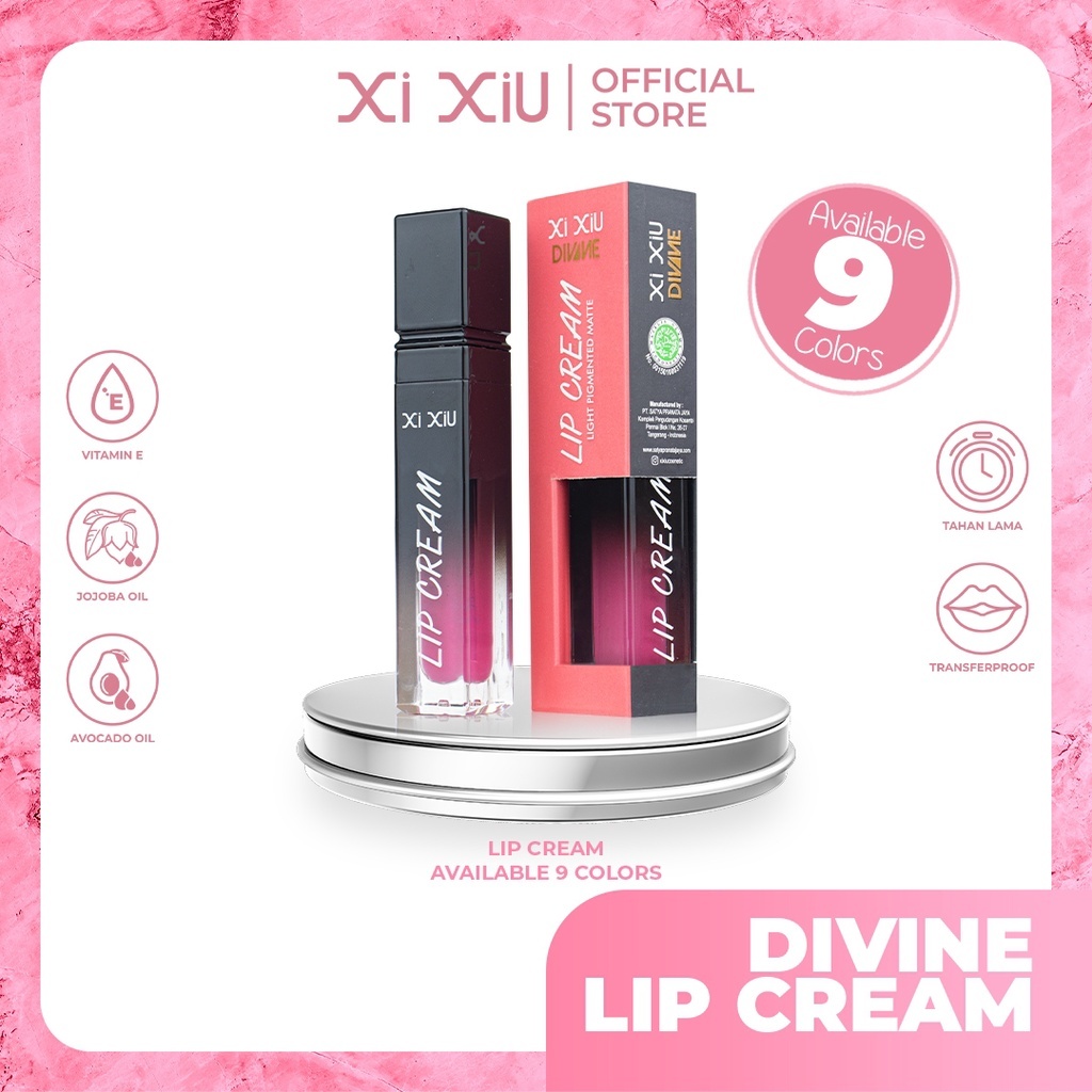 Xi XiU DIVINE LIP CREAM LIGHT PIGMENTED MATTE