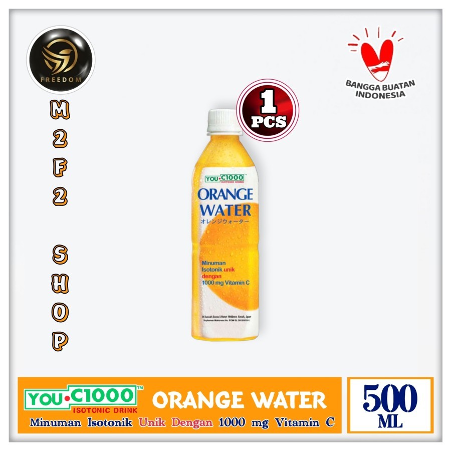 

YOU C1000 | C 1000 Isotonic Drink Orange Water | Jeruk Pet - 500 ml (Kemasan Satuan)