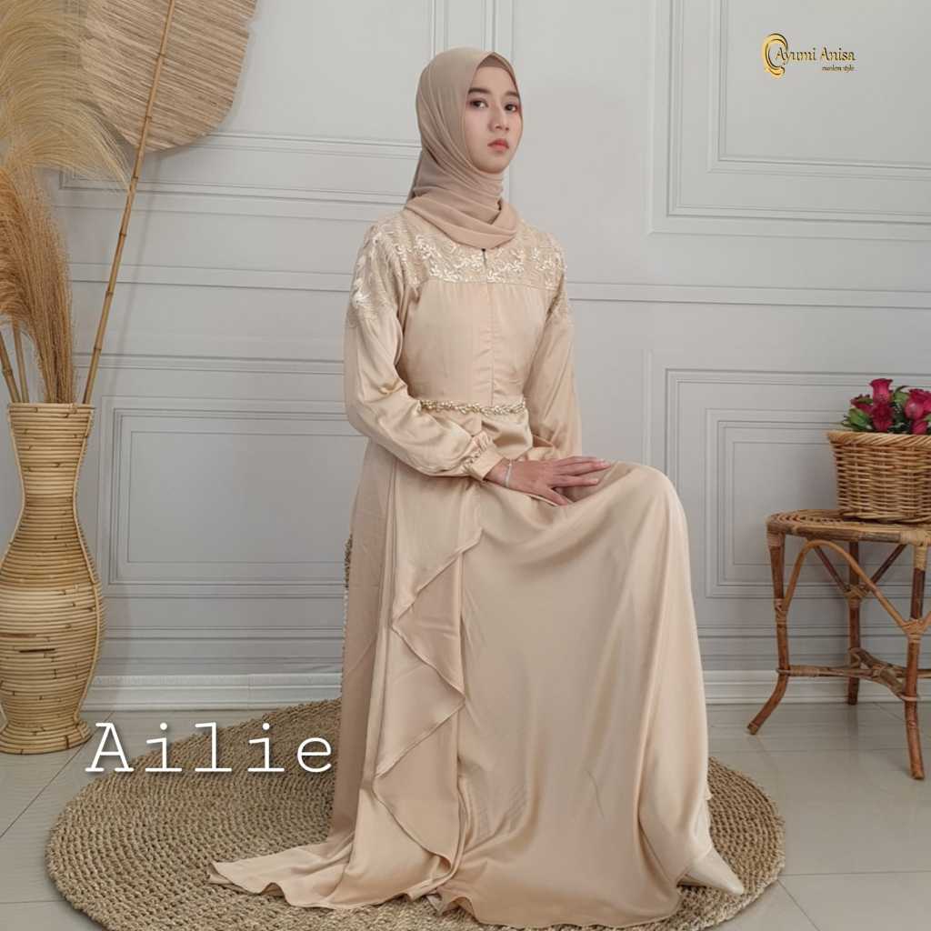 Ayumi Anisa Dress Gamis Wanita Premium