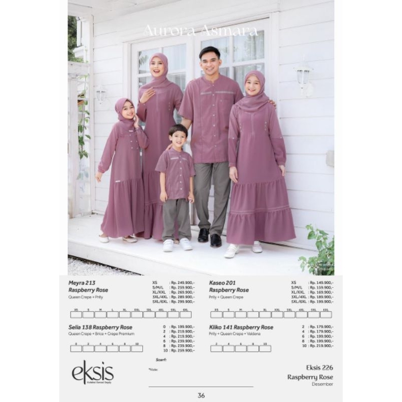 SEPLY EKSIS 226 Raspberry Rose
Meyra 213
Selia 138
Kaseo 201
Kliko 141