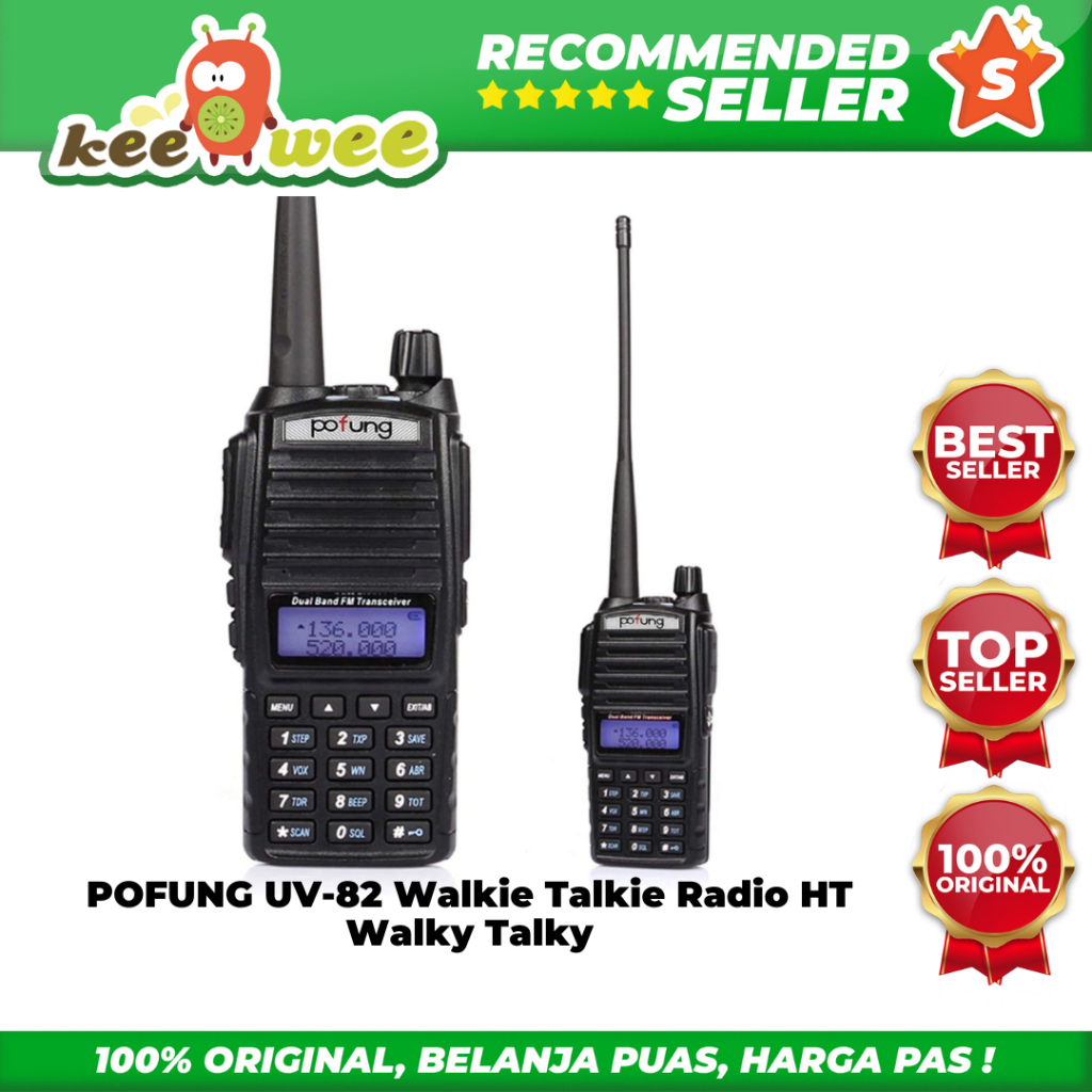 POFUNG UV-82 Walkie Talkie Radio HT Walky Talkie