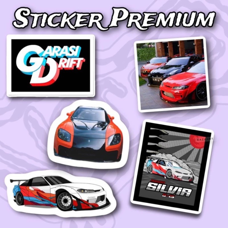 

Sticker Garasi Drift pack 5 pcs premium waterproof