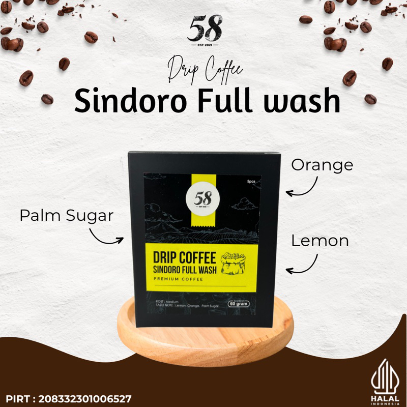 

Drip Coffee Sindoro Full Wash (1 box isi 5)