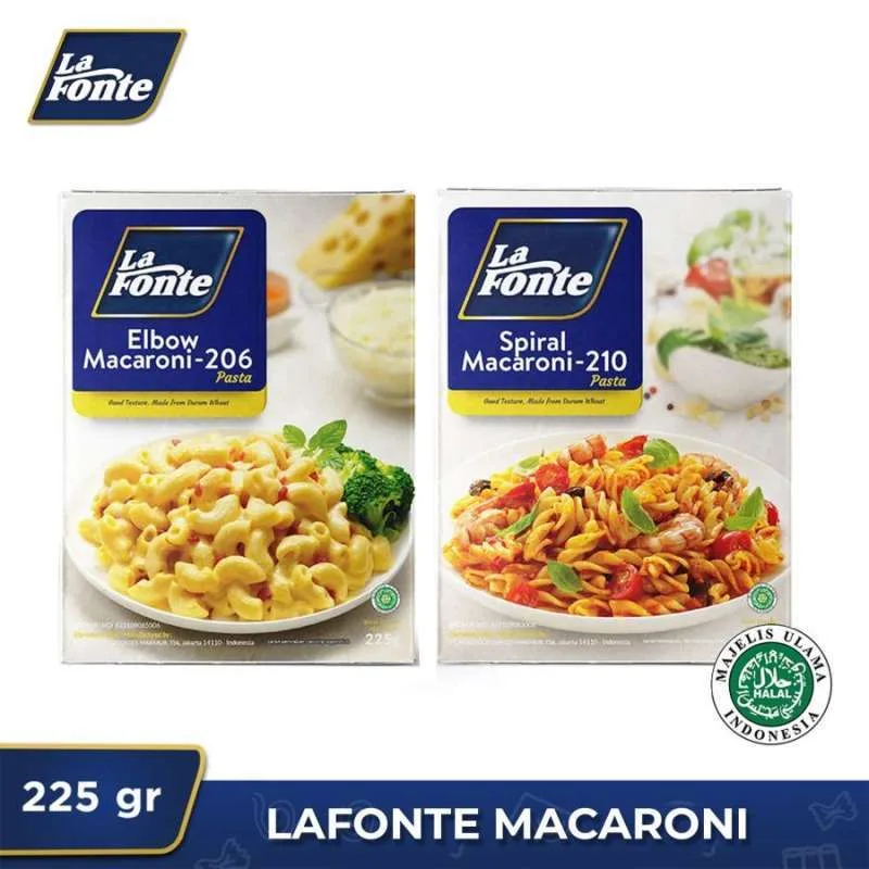 

Makaroni Lafonte Spiral & Elbow 225gr