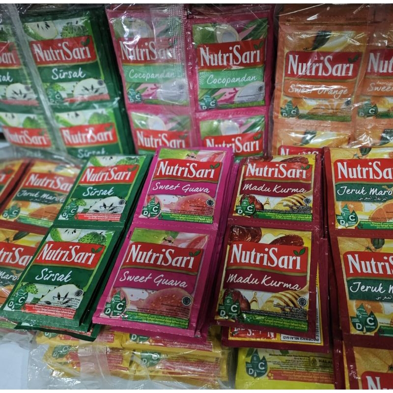 

Nutrisari Aneka Rasa/Nutrisari Sachet All Vaarian