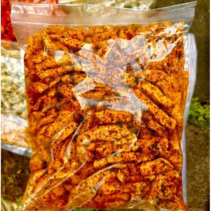 

[KODE 7I8KR] BASRENG DAUN JERUK 1kg RENYAH BUMBU MELIMPAH