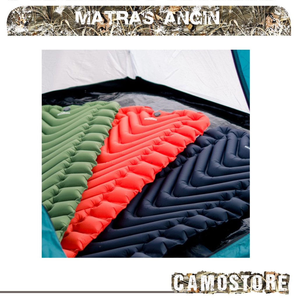 Matras angin tiup Wildshell Zambura Sleeping Pad Ultralight