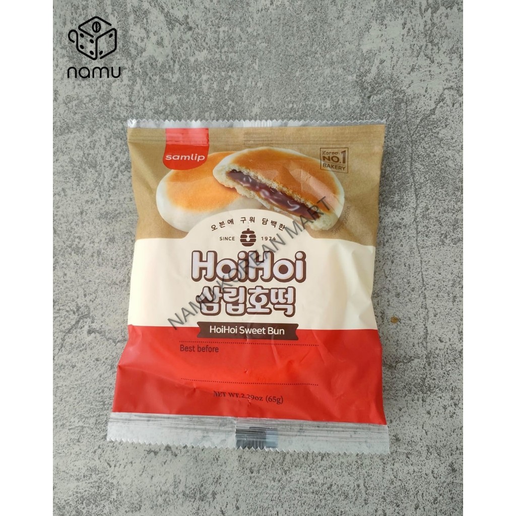 

Samlip Hoi Hoi Honey Sweet Bun Hotteok 65g - Korean Hotteok Isi Madu (Frozen)