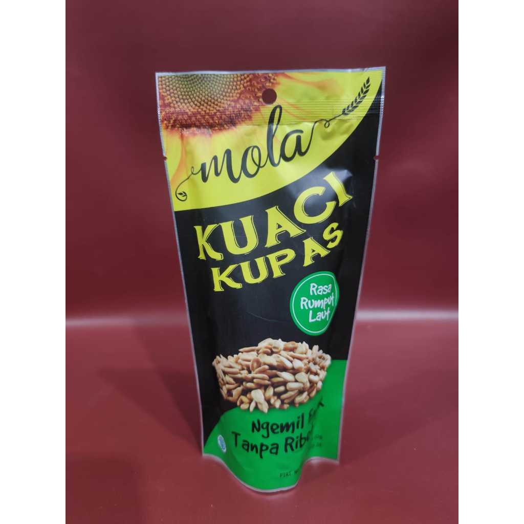 

Mola Kuaci Kupas Rasa Rumput Laut 50gr