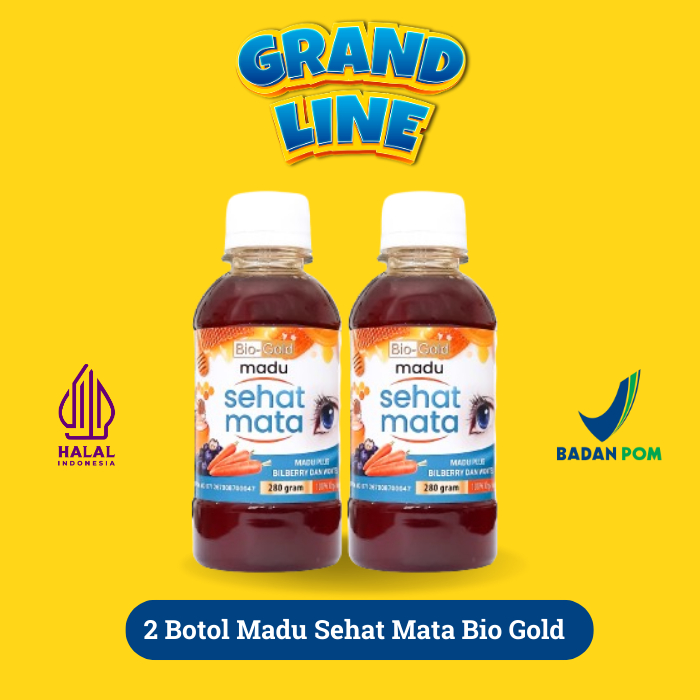 

Paket 2 Botol Madu Sehat Mata Bio Gold Sehat Mata Ekstrak Bilberry Dan Wortel BPOM