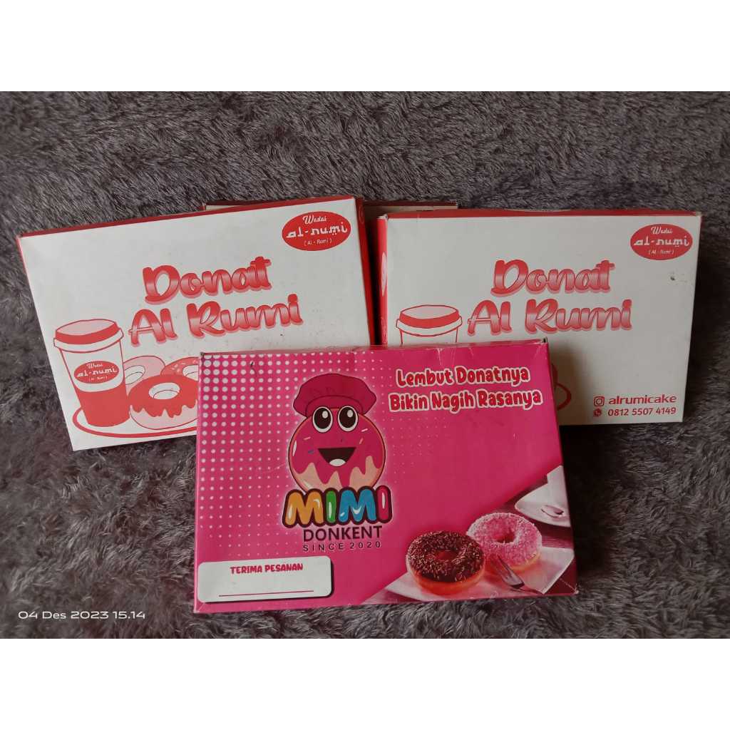 

Kotak Donat Isi 6 (Bisa Custom)