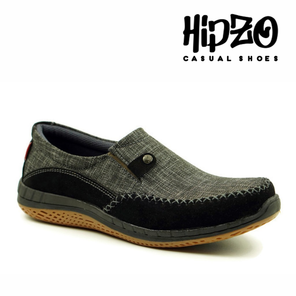 SEPATU PANTOFEL PRIA CASUAL ORIGINAL 100% PRIA TERBARU ORIGINAL SIP ON SHOES-HIPZO M038