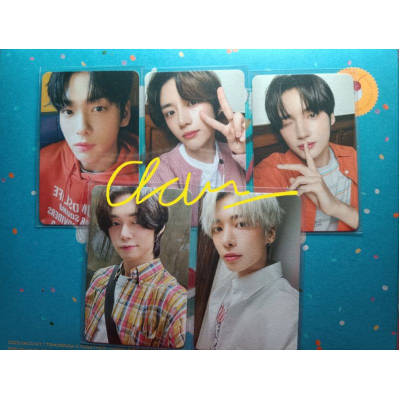 TXT Youth Pudding Photocard Yeonjun Soobin Beomgyu Taehyun Hueningkai pc