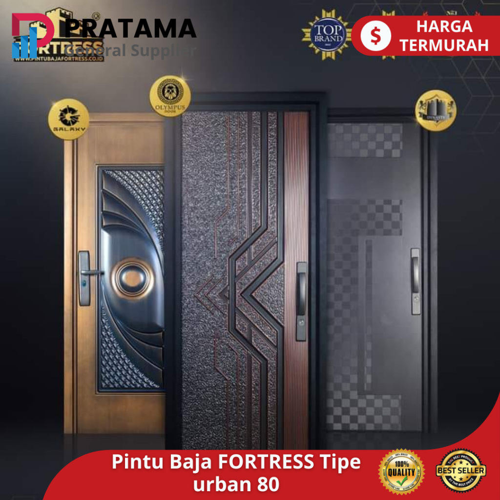 Pintu Baja Fortress Urban Series - Urban 80 uk 80x210x4cm | surabaya