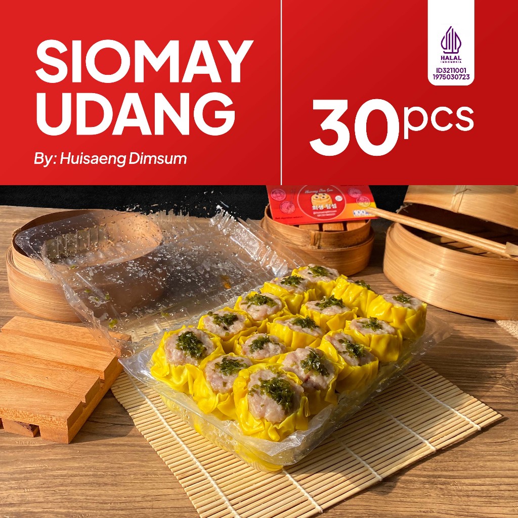 

Dimsum Premium Siomay Udang isi 30 pcs dengan Saus di Kota Bandung Indonesia Halal (Frozen/Fresh) (BISA KIRIM LUAR KOTA)