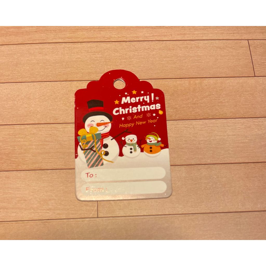 

Hangtag natal isi 5 pc dengan chain