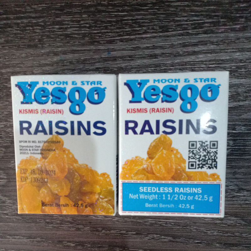 

Manisan Kismis Raisin kuning Yesgo Buah Jadul 42gram