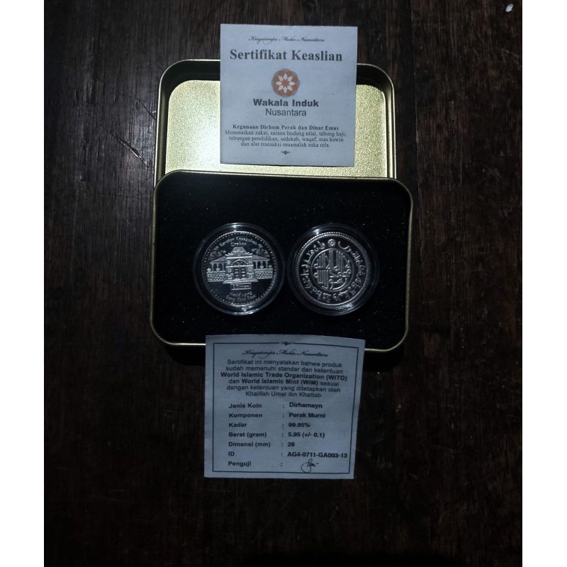 2 Dirham Wakala WIN kesepuhan cirebon sertifikat